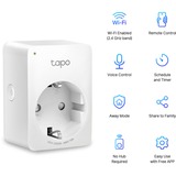 TP-Link Tapo P100 presa intelligente 2300 W Bianco bianco, Wireless, Bluetooth/Wi-Fi, 2,4 MHz, 802.11b, 802.11g, Wi-Fi 4 (802.11n), Interno, Bianco