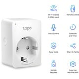 TP-Link Tapo P100 presa intelligente 2300 W Bianco, Presa commutata bianco, Wireless, Bluetooth/Wi-Fi, 2,4 MHz, 802.11b, 802.11g, Wi-Fi 4 (802.11n), Interno, Bianco