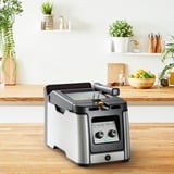 Tefal FR600D, Friggitrice accaio/Nero