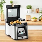 Tefal FR600D, Friggitrice accaio/Nero