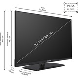 Telefunken XF32VP750M, Televisore LED Nero