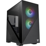 Thermaltake Divider 170 TG ARGB Midi Tower Nero Nero, Midi Tower, PC, Nero, micro ATX, Mini-ITX, SPCC, Vetro temperato, Multi