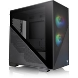 Thermaltake Divider 170 TG ARGB Midi Tower Nero Nero, Midi Tower, PC, Nero, micro ATX, Mini-ITX, SPCC, Vetro temperato, Multi