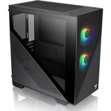 Thermaltake Divider 170 TG ARGB Midi Tower Nero Nero, Midi Tower, PC, Nero, micro ATX, Mini-ITX, SPCC, Vetro temperato, Multi