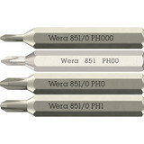 Wera 05049002001, Set di bit Nero/Verde