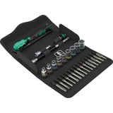 Wera 8100 SA 14 Set di cricchetti Zyklop Comfort, 1/4", Set di strumenti Nero/Verde