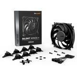 be quiet! SILENT WINGS 4 | 120mm Case per computer Ventilatore 12 cm Nero 1 pz Nero, Ventilatore, 12 cm, 18,9 dB, 48,7 pdc/min, 82,74 m³/h, Nero