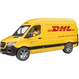 bruder MB Sprinter DHL con autista, Veicolo modello giallo