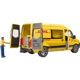 bruder MB Sprinter DHL con autista, Veicolo modello giallo