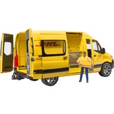 bruder MB Sprinter DHL con autista, Veicolo modello giallo