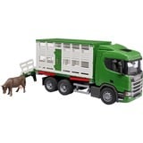 bruder Scania Super 560R Camion per il trasporto di animali, Veicolo modello 