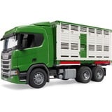 bruder Scania Super 560R Camion per il trasporto di animali, Veicolo modello 
