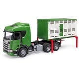 bruder Scania Super 560R Camion per il trasporto di animali, Veicolo modello 