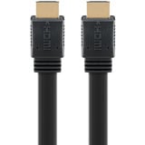 goobay Cavo piatto HDMI 2.1 ad alta velocità con Ethernet 8K / 60 Hz Nero