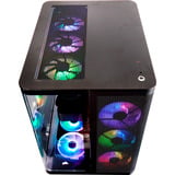 ALTERNATE AGP-WINDOW-AMD-23, PC Gaming Nero/trasparente