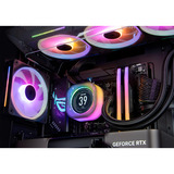 ALTERNATE PC da gioco • RTX 5080 • AMD Ryzen™ 7 9800X3D • 32 GB RAM Ricondizionato, PC Gaming Nero/trasparente