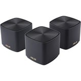 ASUS ZenWiFi XD4 Plus (B-3-PK) Dual-band (2.4 GHz/5 GHz) Wi-Fi 6 (802.11ax) Nero 2 Interno, Router di rete Nero, Nero, Interno, Router Mesh, Potenza, 445,93 m², Dual-band (2.4 GHz/5 GHz)