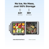 Anker SOLIX EverFrost 2 borsa frigo 40 L Elettrico Nero, Scatola cool grigio/Nero, Nero, 2 ruota(e), Nero, 40 L, -20 - 20 °C, 45 dB