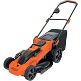 BLACK+DECKER Tosaerba a batteria CLMA4825L2, 36 volt, Rasaerba arancione /Nero