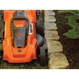 BLACK+DECKER Tosaerba a batteria CLMA4825L2, 36 volt, Rasaerba arancione /Nero