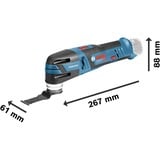 Bosch 06018B5006, Strumento multi funzione blu/Nero