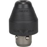 Bosch 2 608 572 213 mandrino Mandrino SDS Plus SDS-plus, Chuck Mandrino SDS Plus, SDS-plus, Metallo, Nero, Bosch GBH 2-24 DF, GBH 2-26 DFR, GBH 2-26 DFR + DMF 10 Zoom, GBH 2-28 DFV, GBH 3-28 DFR, GBH 4-32..., 1 pz