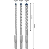 Bosch EXPERT set di punte per martello SDS-plus-7X, 3 pezzi, Drill bit set 