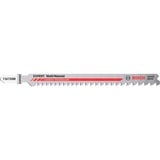 Bosch Expert 2608900560 Lama per seghetto alternativo Carburo 3 pz, Lama per sega Lama per seghetto alternativo, Alluminio, Plastica, Acciaio inox, Legno con chiodi, Carburo, Acciaio inox, 5 - 7, 3,5 mm