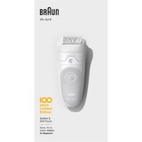 Braun Silk-épil 5 Silk-?pil 5 Epilatore Donna, Design Edition Con Custodia Da Viaggio - Bianco bianco/Grigio chiaro