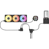 Corsair HydroX iCUE LINK XH505i RX 360 RGB Kit, Raffreddamento ad acqua Nero