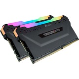 Corsair Vengeance RGB PRO memoria 32 GB 2 x 16 GB DDR4 3200 MHz Nero, 32 GB, 2 x 16 GB, DDR4, 3200 MHz, 288-pin DIMM