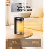 DREO Termoventilatore Atom 416 Nero/Argento