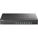 D-Link DMS-1250-10S/E switch di rete Gestito 2.5G Ethernet (100/1000/2500) Nero, Interruttore Nero, Gestito, 2.5G Ethernet (100/1000/2500), Montaggio rack