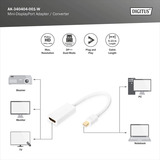 Digitus AK-340404-001-W, Adattatore bianco