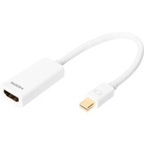 Digitus Adattatore / convertitore Mini DisplayPort a HDMI bianco