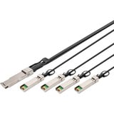 Digitus Cavo Direct Attach 40G QSFP+ a 4XSFP+ 1m 