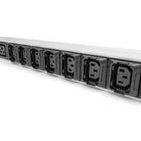 Digitus PDU IT base con profilo in alluminio, 27 prese, 24x C13, 3x C19, Ciabatta Nero/alluminio