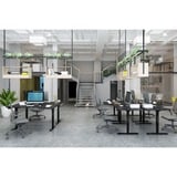 Digitus Struttura del tavolo regolabile in altezza elettricamente, doppio motore, 3 livelli, Base Nero