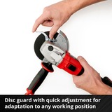 EINHELL AXXIO smerigliatrice angolare 12,5 cm 8500 Giri/min 1,16 kg rosso/Nero, 8500 Giri/min, 12,5 cm, Batteria, 2,6 Ah, 1,16 kg