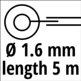 EINHELL Bobina di filo di ricambio per GE-CT 18/30, Filo falciatura 