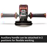 EINHELL Smerigliatrice angolare a batteria Power X-Change TE-AG 18/115 Q Li Solo, 18 Volt rosso/Nero