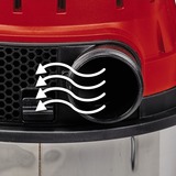 EINHELL TE-VC 2340 SACL, Aspira bagnato / asciutto  Rosso borgogna/in acciaio inox