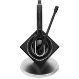 EPOS | Sennheiser | SENNHEISER IMPACT DW Pro 1 USB ML - EU Auricolare Wireless A Padiglione Ufficio Nero, Argento Nero, Wireless, Ufficio, 150 - 6800 Hz, 65 g, Auricolare, Nero, Argento