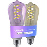 Govee Lampadina intelligente Edison E27 500lm (confezione da 2), Lampada a LED 