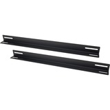 Inter-Tech 88887353 porta accessori Nero, Nero, Acciaio, 40 kg, 1U, 48,3 cm (19"), 55 mm