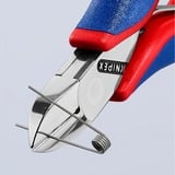KNIPEX Tronchese elettronico 77 02 115, Pinze di taglio rosso/Blu