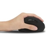 Kensington Mouse wireless Pro Fit Ergo per mancini Nero, Mancino, RF Wireless, 1600 DPI, Nero