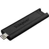 Kingston DataTraveler 256GB Max 1000R/900W USB 3.2 Gen 2, Chiavetta USB Nero, 256 GB, USB tipo-C, 3.2 Gen 2 (3.1 Gen 2), 1000 MB/s, Lamina di scorrimento, Nero