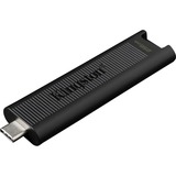 Kingston DataTraveler Max unità flash USB 256 GB USB tipo-C 3.2 Gen 2 (3.1 Gen 2) Nero Nero, 256 GB, USB tipo-C, 3.2 Gen 2 (3.1 Gen 2), 1000 MB/s, Lamina di scorrimento, Nero