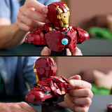 LEGO Busto di Iron Man MK4, Giochi di costruzione Set da costruzione, 18 anno/i, Plastica, 436 pz, 550 g